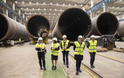 rimera Ministra de Gales Eluned Morgan visita Haizea Bilbao