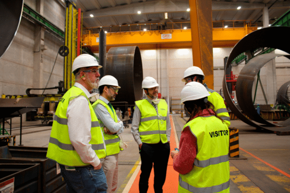El Secretario de Estado de Industria, Jordi García Brustenga, visita Haizea Bilbao