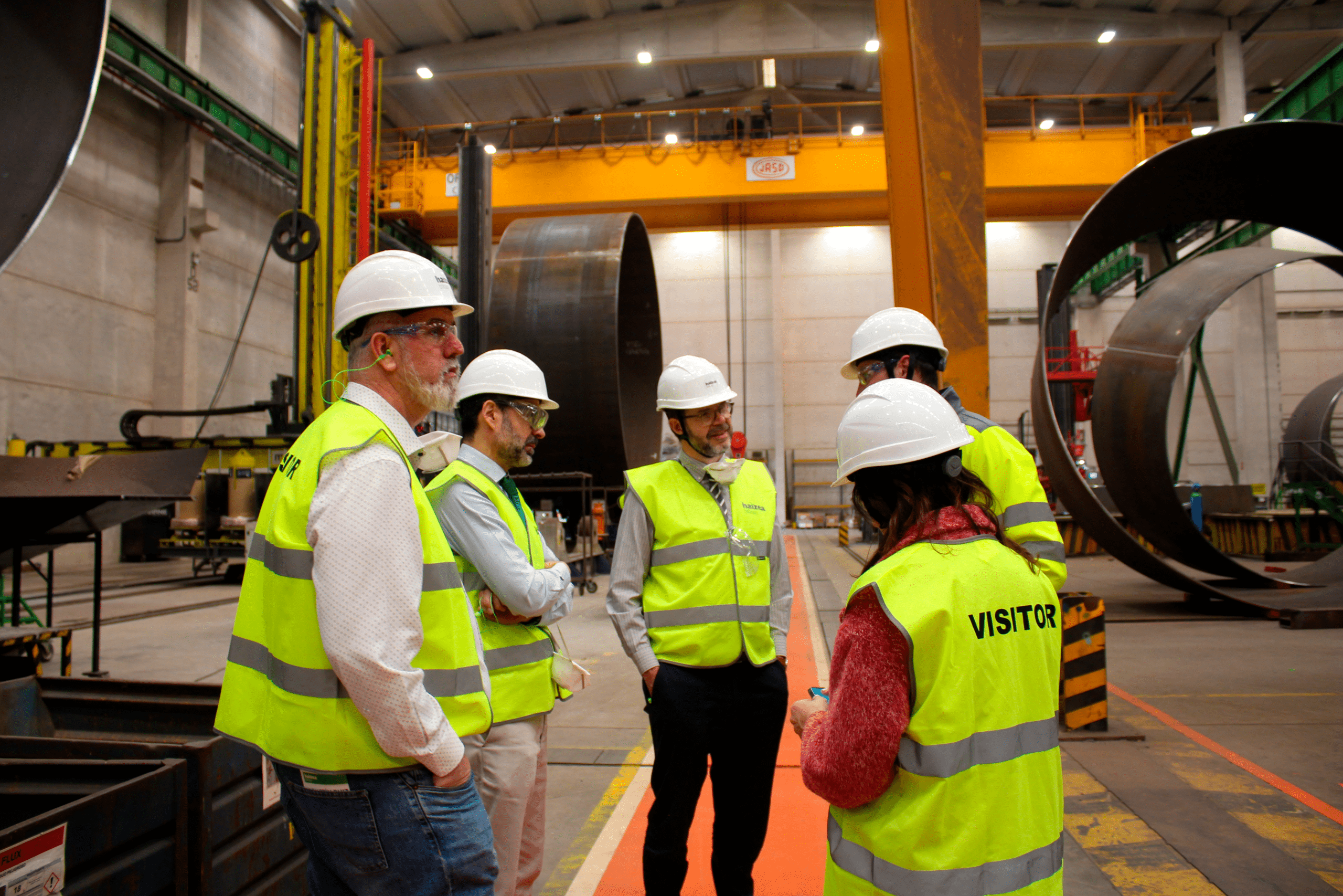 En este momento estás viendo El Secretario de Estado de Industria, Jordi García Brustenga, visita Haizea Bilbao